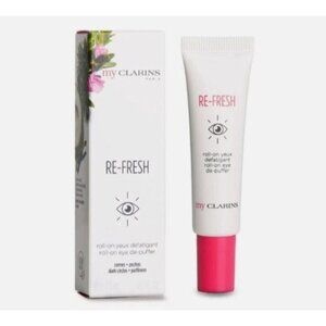 My Clarins Re-Fresh Roll-On Eye De-Puffer Eliminate Dark Circles and Fatigue